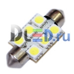   Автолампа светодиодная C5W FEST 36мм SV8,5 - 6 SMD (2шт.)