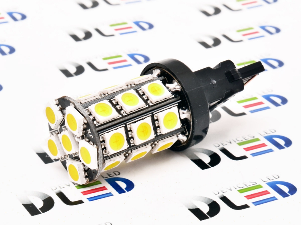   Автолампа светодиодная P27W - T25 - 3156 - 27 SMD 5050 Black  W2,5х16d (2шт.)