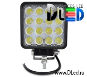   Фара рабочего освещения 16 led Epistar Dled 48W Flood Ближний свет (Точечный)