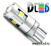   Автолампа светодиодная T10 - W5W - 5 SMD 3030 (2шт.)