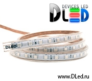   Светодиодная лента 220V SMD 5050 (60 LED) IP67 RGB