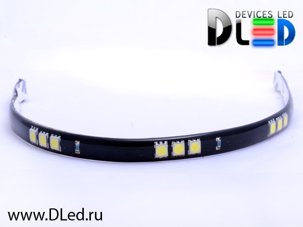   Светодиодная лента для авто 30см SMD 5050 15Led Белого свечения