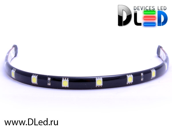   Светодиодная лента для авто 30см SMD 5050 12Led Белого свечения