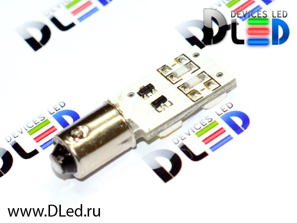   Автолампа светодиодная T4W - 4 SMD 5050 (2шт.)