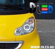   Ангельские глазки на Smart Fortwo 2014+