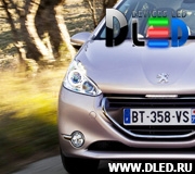   Ангельские глазки на Peugeot 208