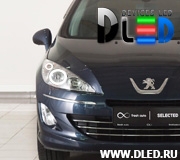   Ангельские глазки на Peugeot 408 2012+