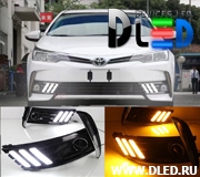   Штатные дневные ходовые огни Dled 2x10w Toyota Corolla