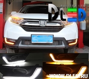   Штатные дневные ходовые огни Dled 2x12w Honda CRV 2017-2018