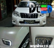   Штатные дневные ходовые огни Dled 2x12w Toyota Prado 2010-2013