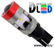   Автолампа светодиодная DLED T10 - W5W - 2 CSP Seoul + 1 SMD 3030 (2шт.)