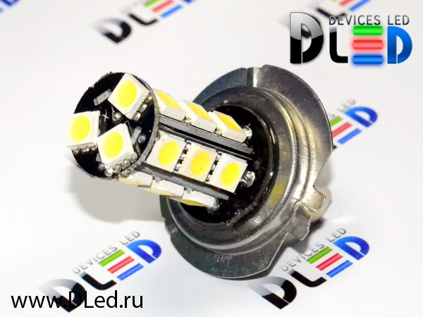   Автолампа светодиодная H7 - 18 SMD 5050 Black