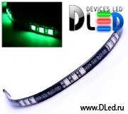   Светодиодная лента для авто 30см SMD 5050 15Led Зеленого свечения