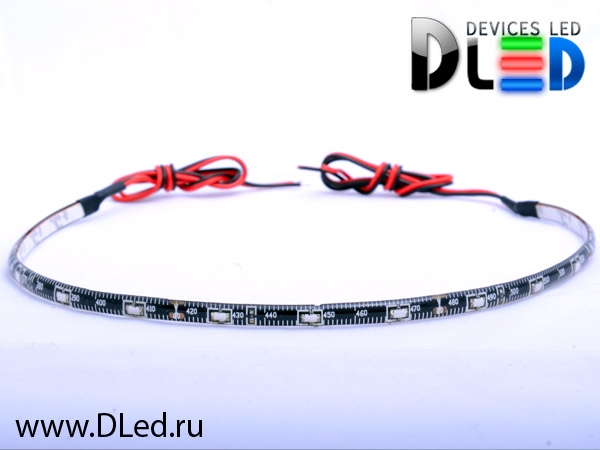   Светодиодная лента для авто 30см SMD335 15Led Желтого свечения