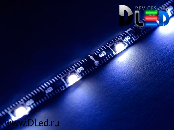   Светодиодная лента для авто 30см SMD335 15Led Синего свечения