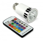   Lamp MULTICOLOR E27 3W RGB