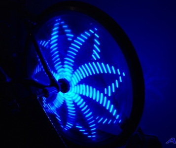 LED on bicycle  LED DLED