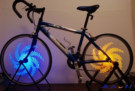 LED on bicycle  LED DLED