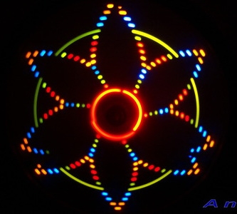 LED on bicycle  ANVII Wheel Lights DLED II