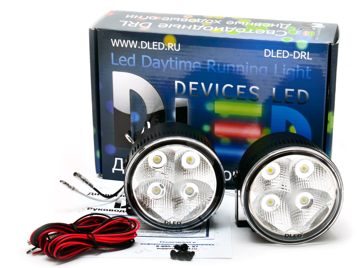 Дневные ходовые огни DRL-120 HP 2x6W