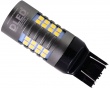   Автолампа светодиодная W21W - T20 - 7440 - W3х16q - SMD 3030 21W c обманкой (1шт.)