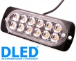   Автомобильный стробоскоп оранжевого цвета DLED 12LED