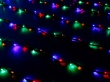   Гирлянда наружная "Бегущий огонь" 2 х 1.5 м 400Led, 8 режимов, черный провод, Многоцветный.