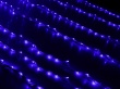   Гирлянда наружная "Бегущий огонь" 2 х 3 м 800Led белый провод, Синий.