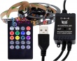   Светодиодная лента 5V RGB USB DLED SMD5050 c Музыкальным контроллером