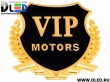   Стикер для автомобиля "VIP MOTORS" Gold