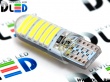   Автолампа светодиодная T10 - W5W - 12 SMD 7020 (2шт.)