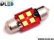   Автолампа светодиодная C5W FEST 31 мм - 4 SMD 3030 с обманкой (2шт.)