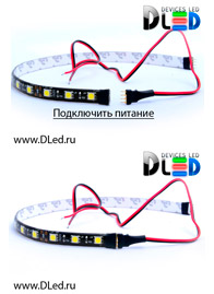 Светодиодная лента и гибкий неон в машине: способы подключения и монтаж