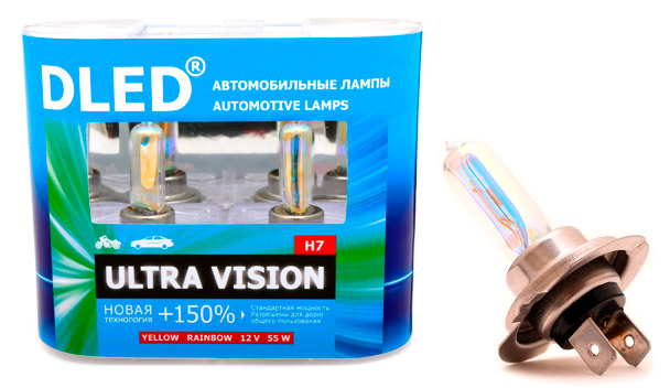 Гологенная автолампа Dled Ultra Vision +150%