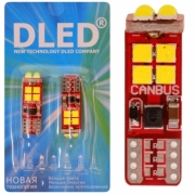   Автолампа светодиодная T10 - W5W - 12 SMD 3030 + Canbus (2шт.)