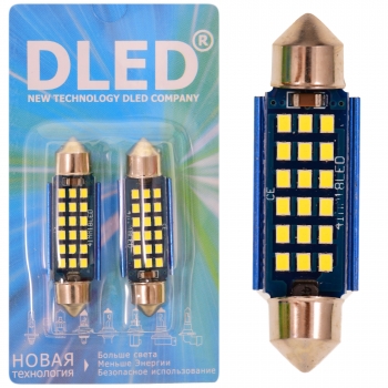   Автолампа светодиодная C5W FEST 41 мм - 18 SMD 2016 (2шт.)