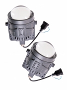   Bi-LED FOG светодиодный модуль - линзы BULBTEK AF08 3.0 дюйма в фары 12V 156/172W 6000/6400Lm 5500К - (2шт.)