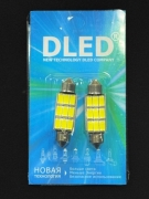   Автолампа светодиодная C5W FEST 39мм + SV8,5 - 9 SMD5630 (с обманкой) (2шт.)