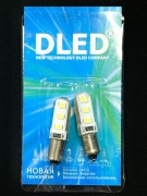   Автолампа светодиодная T4W - BA9S - 6 SMD 2835 (2шт.)