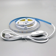   Светодиодная лента SMD 2835 (60 LED/M) IP22 с сенсорным выключателем - димером USB 5V DC ( Белая 6000K ) - 3 метра