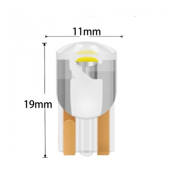   Автолампа светодиодная T10 W5W 12V COB 0.5W 6000K Бренд DLED (10 шт.)