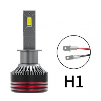   Автолампа светодиодная H1 P14,5S Серия M8 Pro CSP3570 -55mil 6500K 12V 120W Бренд DLED (2 лампы.)