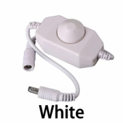   Выключатель с регулировкой яркости 12V-24V 3A DC 5.5x2.1mm  - DLED Белый