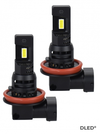   Автомобильные светодиодные лампы H11 (H8, H9, H16jp) - 9-18V 70W SMD3570 6000K IP65 серия X6 Бренд DLED (2 лампы.) Арт.11693