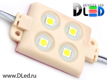   Светодиодный модуль 4 Led SMD 5050 IP67 Elite