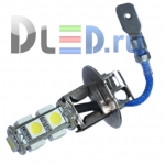   Автолампа светодиодная H3 - 9 SMD 5050 (2шт.)