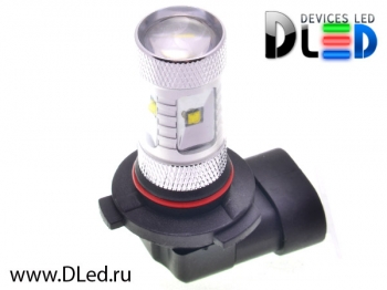   Автолампа светодиодная H10 - 6 CREE XB + Линза (2шт.)