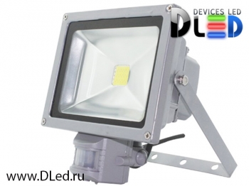   DLed Flood Light 30W Motion Detector