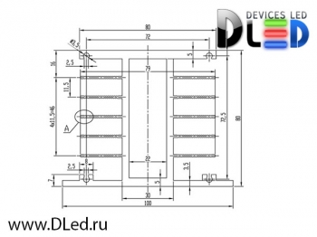   Радиатор охлаждения Dled Ice-04