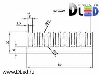   Радиатор охлаждения Dled Ice-21